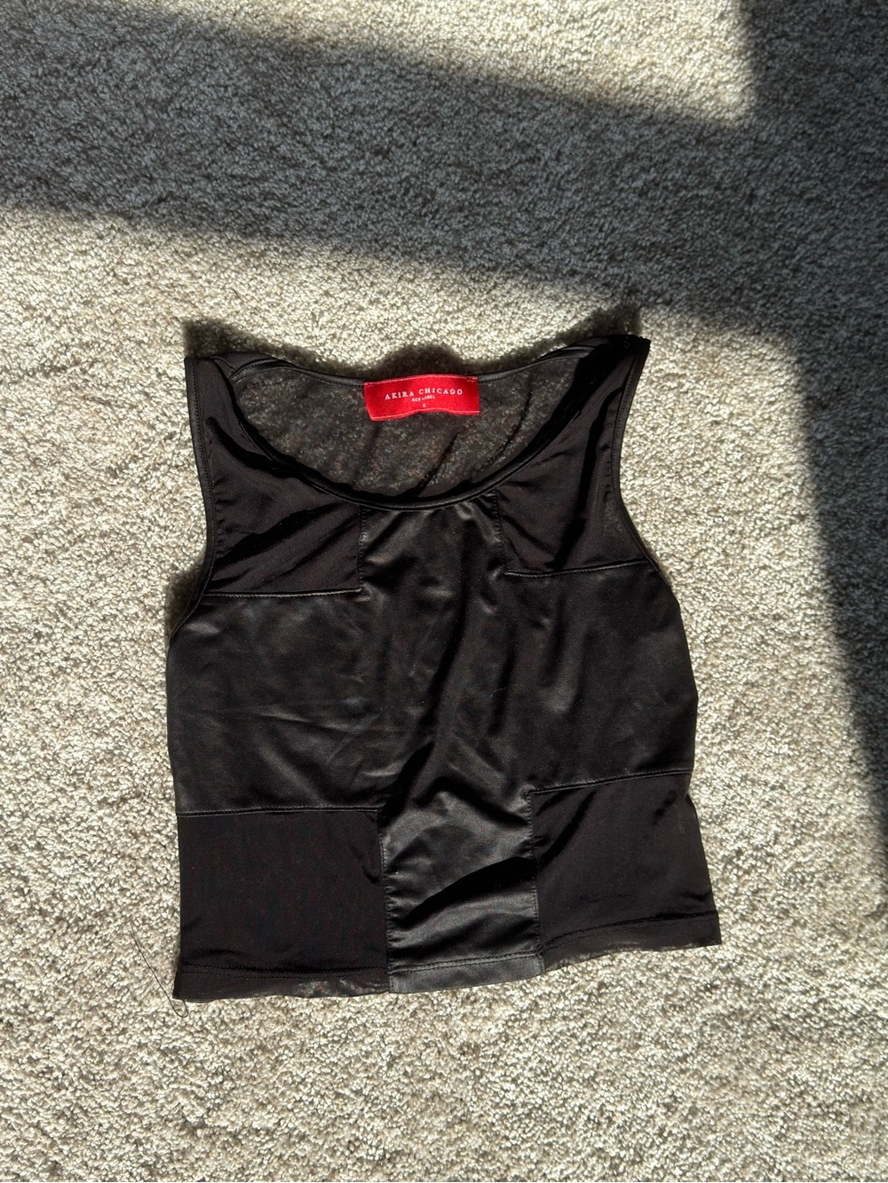 AKIRA Black Sleeveless Tank Top